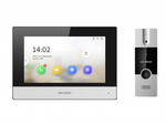 Комплект IP видеодомофона Hikvision DS-KIS302-P