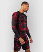 Рашгард Venum Matupa Black/Red/Silver L/S