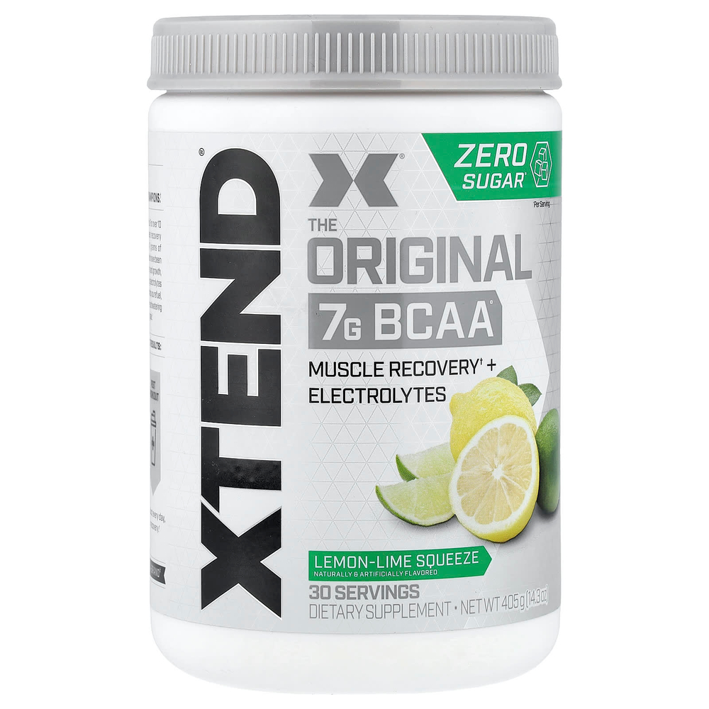 XTEND, 7 г BCAA, сок из лимона и лайма, 405 г (14,3 унции)