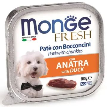 Monge Dog fresh влажный корм для собак с уткой 100 гр