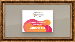 Рамка 30x65 для постера и фотографий