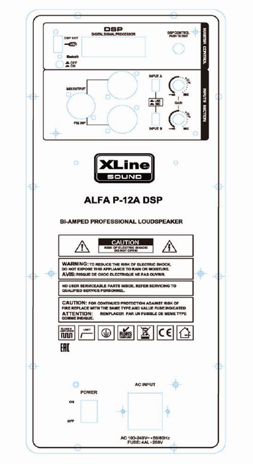 XLine Alfa P-12A DSP
