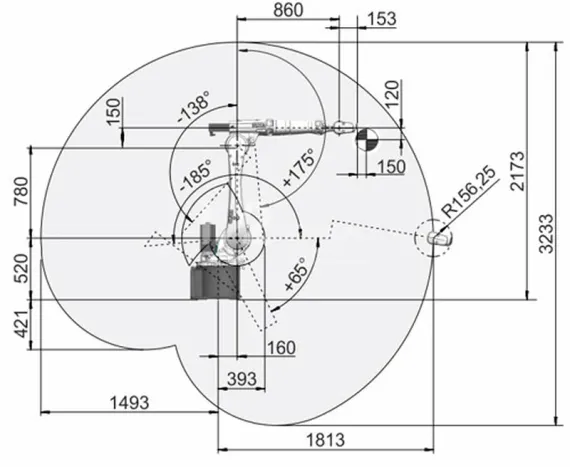 Промышленный робот KUKA KR CYBERTECH KR 20 R1810 CR