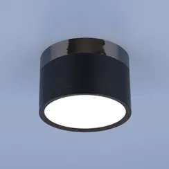 Точечный светильник DLR029 DLR029 10W 4200K черный матовый/черный хром Elektrostandard