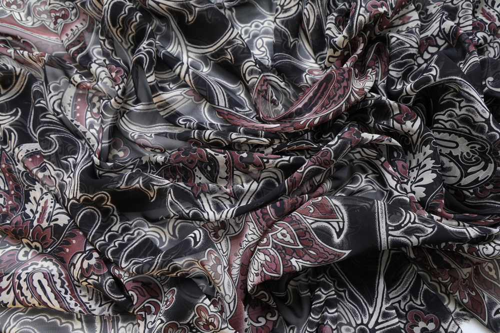 Шифон набивной "Etro"