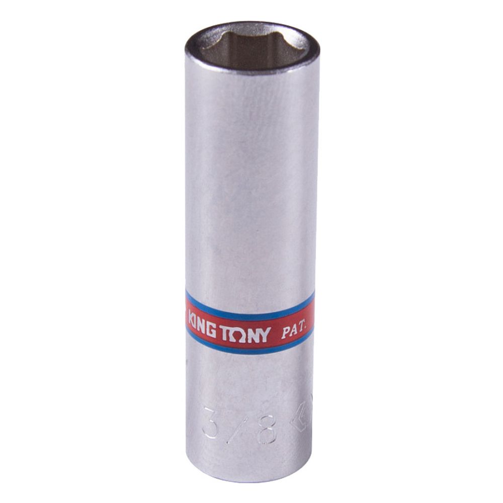 KING TONY (223512S) Головка торцевая глубокая шестигранная 1/4", дюймовая 3/8"