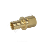 Муфта для PE-X труб аксиальная латунь Дн 20х3/4" ВР РОС