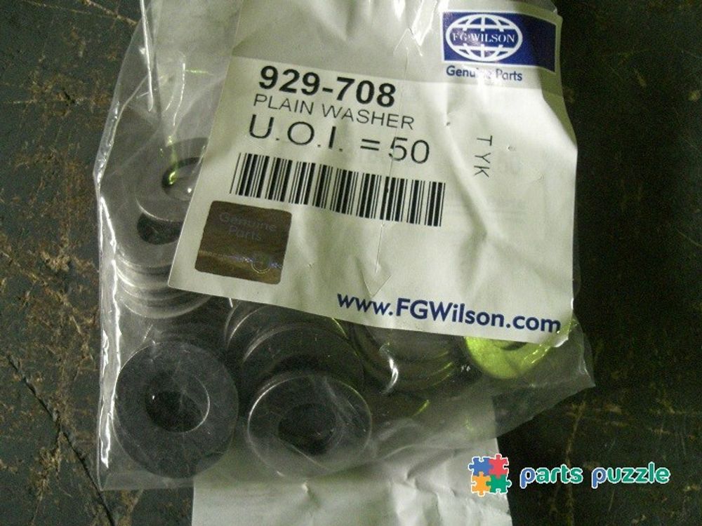 Шайба / PLAIN WASHER АРТ: 929-708 Шайба / PLAIN WASHER АРТ: 929-708