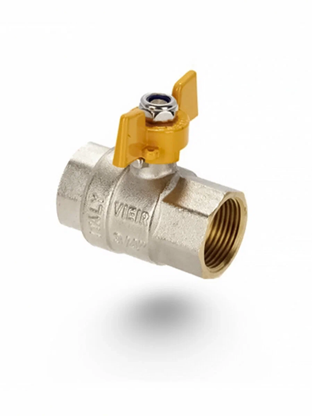 Вентиль газовый AOSKER (ф20) 3/4" ВН/ВН с ручкой-бабочкой