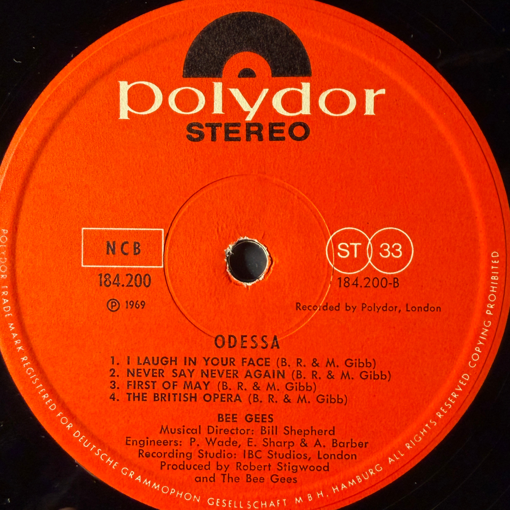 Bee Gees – Odessa 2LP (Скандинавия 1969г.)Т