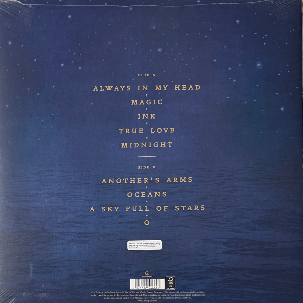 Coldplay ‎– Ghost Stories (Германия 2025г.)