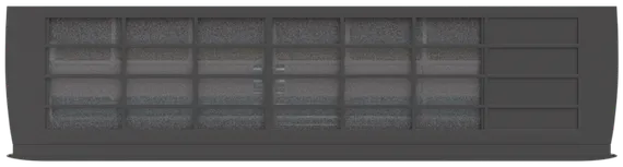 Внутренние блоки настенного типа для мульти сплит-систем SENSEI NERO SHINKIRIGAMI RAM-I-SNN30HP.W02/S
