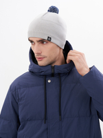 Шапка Apscale Train Pom Light Grey спортивная демисезонная