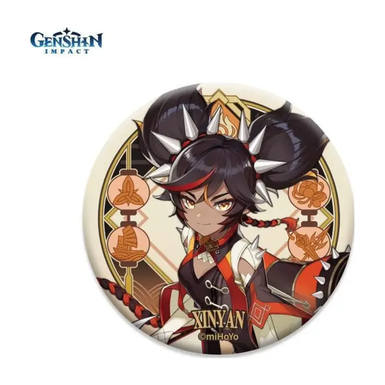 Значок Genshin Impact Liyue Harbour Character Can Badge Xinyan — повтор основного фото