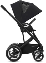 Коляска Cybex Talos S Lux BLK complete Cloud T Peach Pink Plus 3 в 1 Moon Black с дождевиками