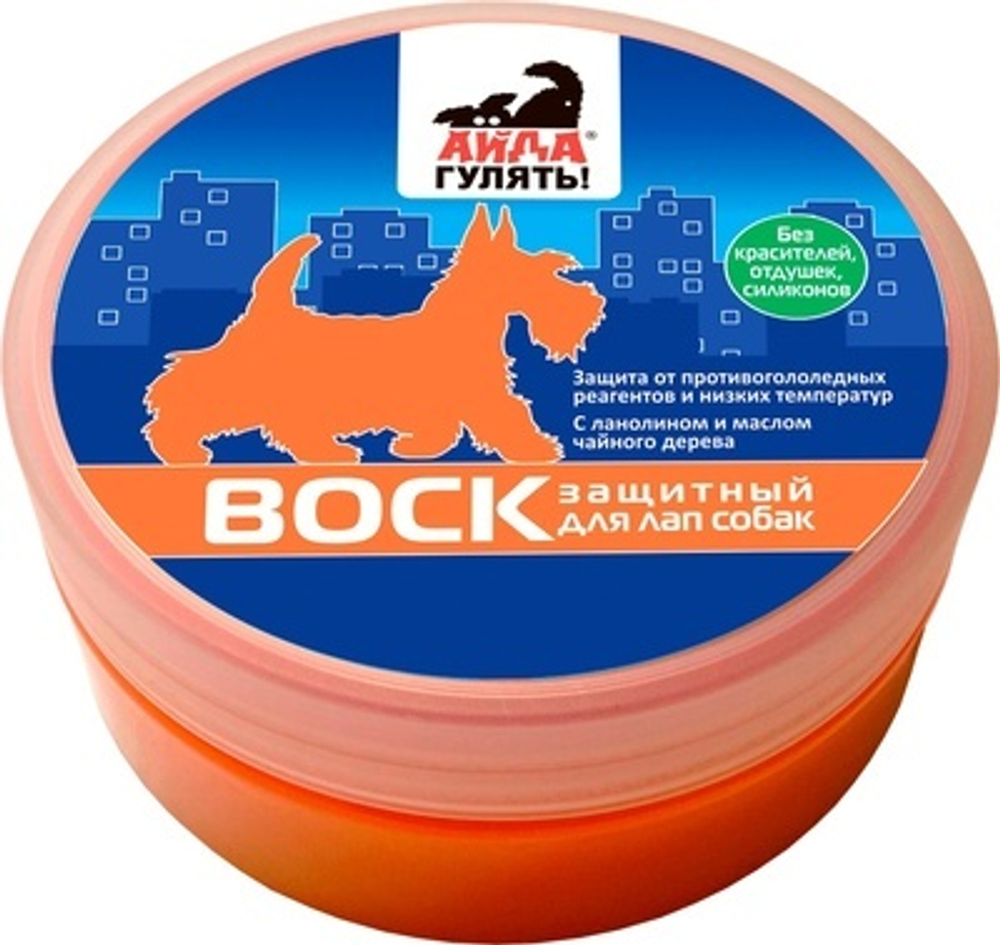 "Айда гулять" Воск защитный для лап собак
