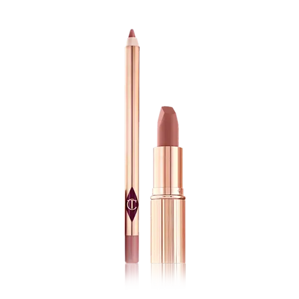 Charlotte Tilbury Pillow Talk Lip Kit  (Matte Revolution)  Набор для губ (карандаш и помада)