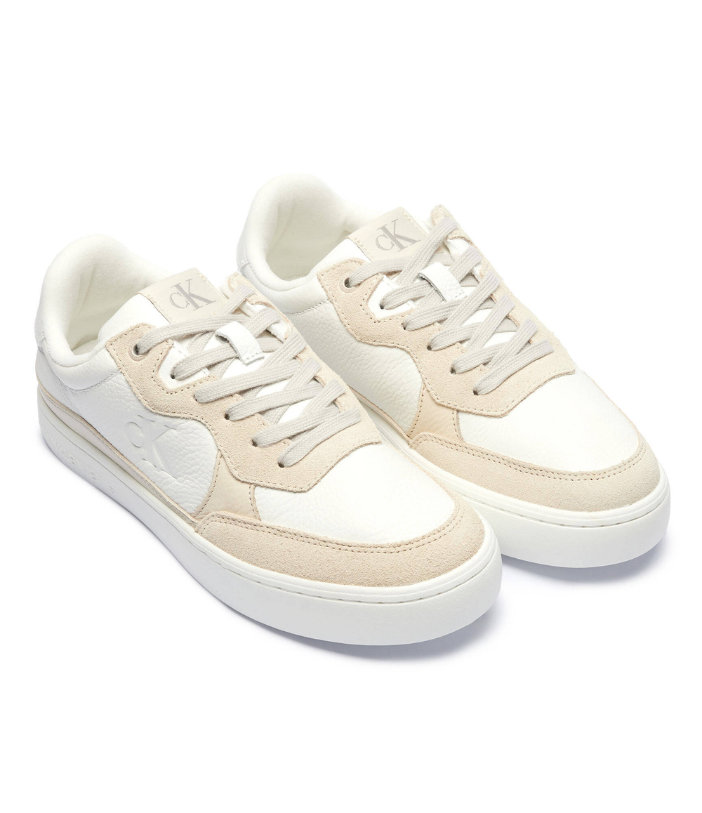 Кожаные кроссовки CLASSIC CUPSOLE Calvin Klein Jeans - белый(YM0YM01153)