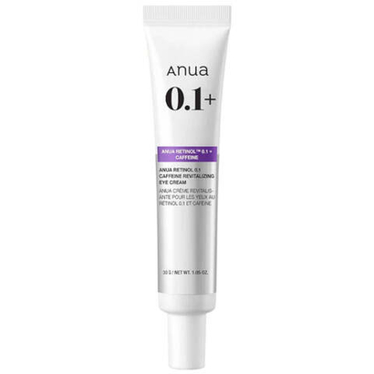 Anua Retinol 0.1 Caffeine Revitalizing Eye Cream восстанавливающий крем для глаз с ретинолом и кофеином