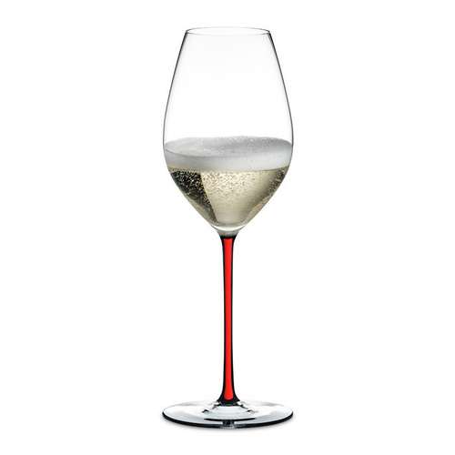 Хрустальный бокал ручной работы для шампанского Champagne, 445 мл, Fatto a Mano, Riedel (красный)