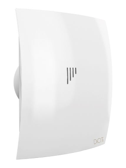 Вентилятор накладной BREEZE D125 обр.клапан DICITI