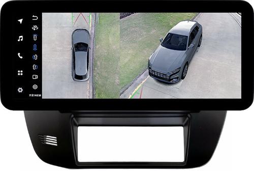 Магнитола для Nissan Patrol Y61 1997-2004 - Teyes LUX ONE 360 монитор 12.3" 2K QLED на Android 10, Быстрая, CarPlay, 4G SIM-слот, 4 камеры в комплекте