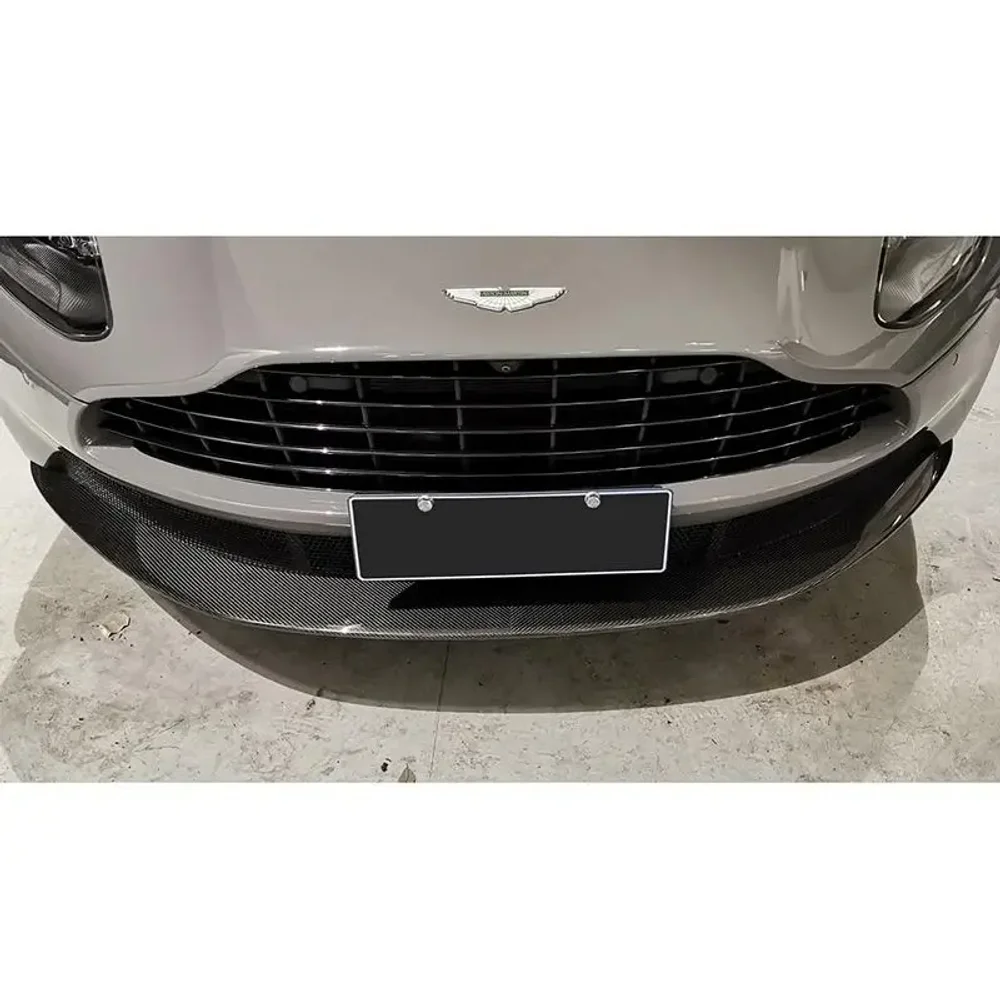 Карбоновая губа переднего бампера для ASTON MARTIN DB11 2016+ Астон Мартин Аэродинамический обвес