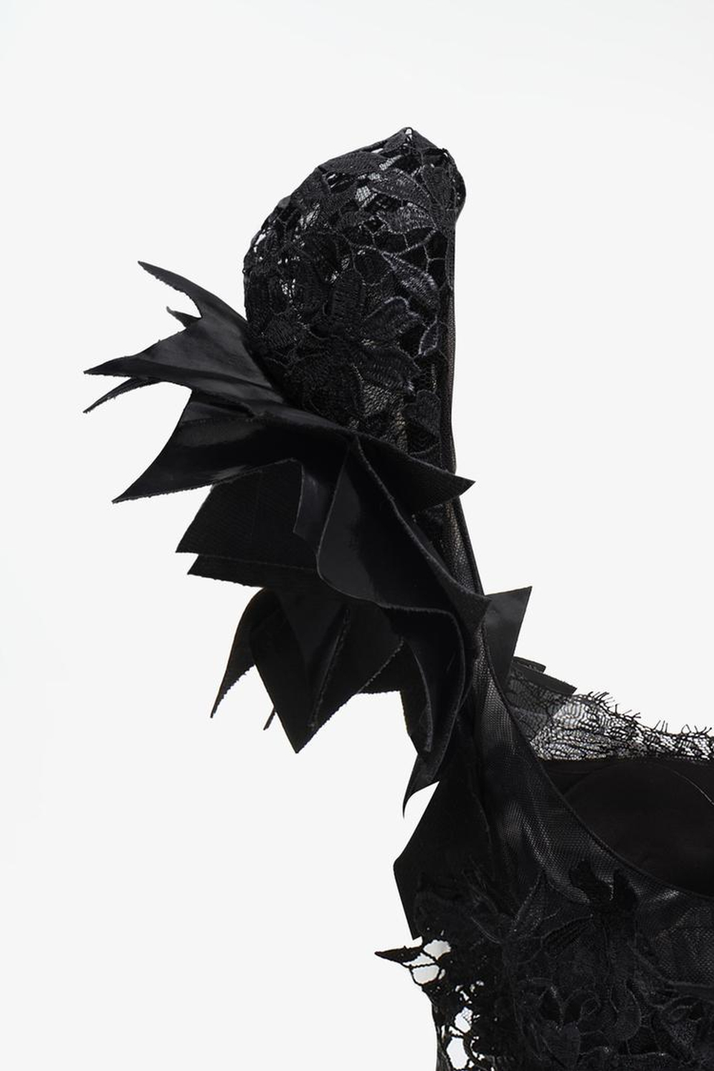 ZARA X JOHN GALLIANO ПЛАТЬЕ МИДИ С КОРОТКИМИ РУКАВАМИ, ЧЕРНЫЙ