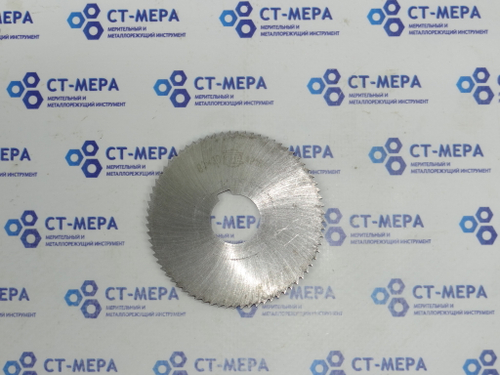 Фреза отрезная по металлу 80х3х22мм. z=72 Р18 без фаски с ш/п
