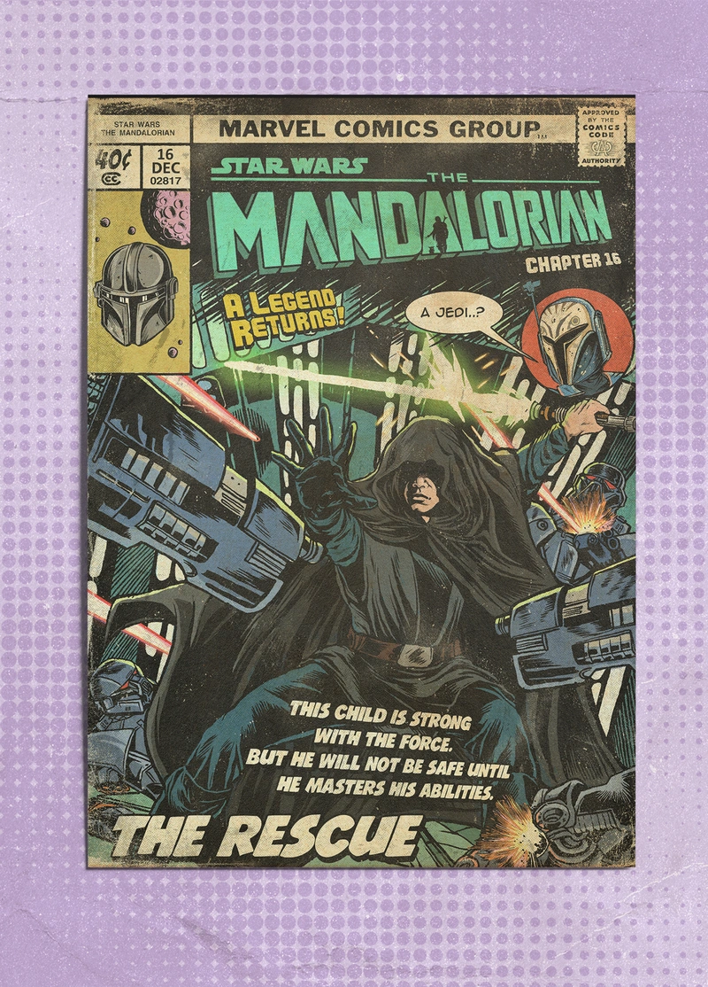 Открытка «Star Wars: Mandalorian. Chapter 16: The Reskue. Luke»