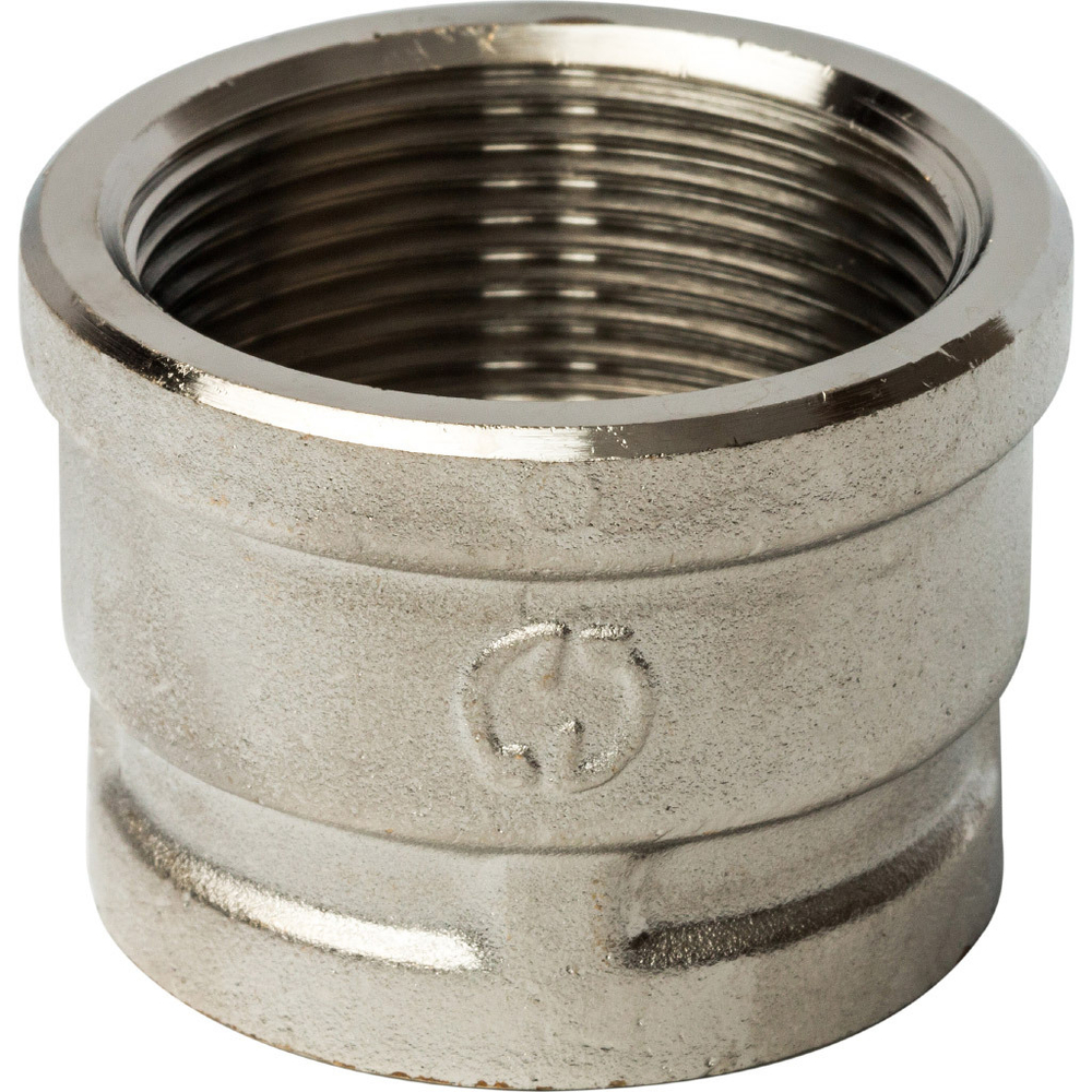 Муфта переходная STOUT ВВ 1 1/2"х1" никель