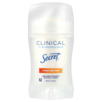 Secret, Clinical, невидимое твердое вещество, 72 часа, антиперспирант / дезодорант, реакция на стресс, 45 г (1,6 унции)