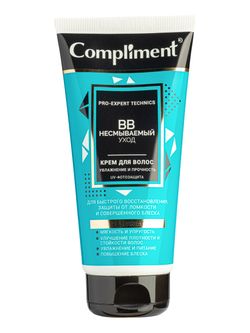 Compliment Pro-expert technics BB НЕСМЫВАЕМЫЙ УХОД крем для волос Увлажнение и прочность