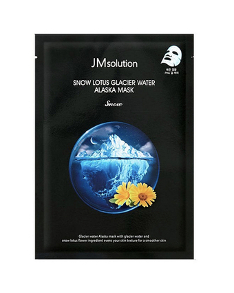 JMsolution Маска тканевая с лотосом и ледниковыми водами аляски - Lotus glacier water alaska, 30мл, шт