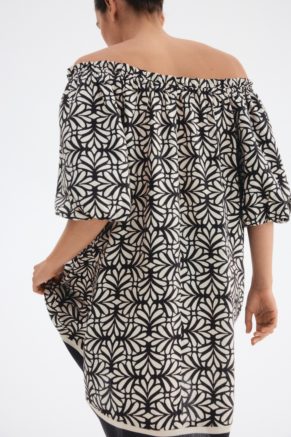 Платье с завязками — короткие рукава - H&M