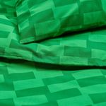 Комплект постельного белья IKEA BLASKATA (БЛОСКАТА), Односпальный, Зеленый, 150х200, 50х80 см