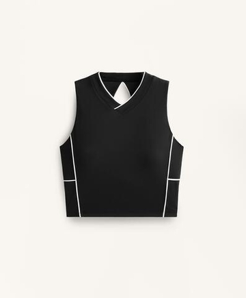 Oysho Топ Comfortlux, черный