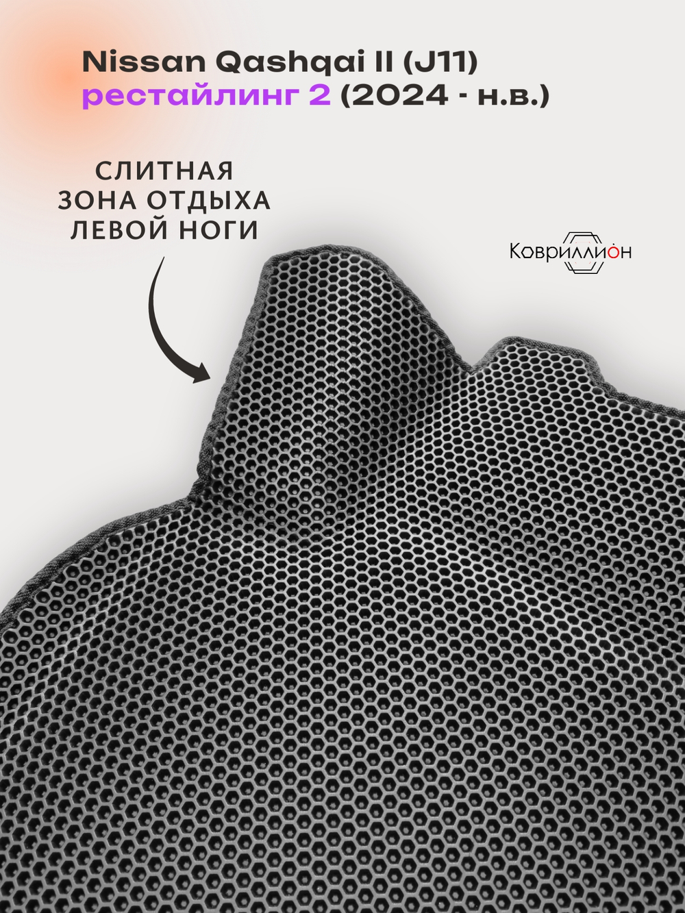 Автомобильные коврики ЭВА с бортами для Nissan Qashqai II рестайлинг 2 (J11) 24-н.в.