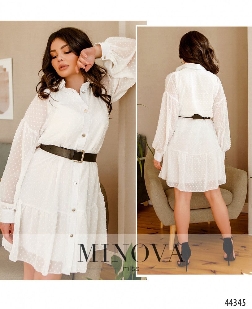 Платье 8634-молоко Minova Платье 8634-молоко Minova