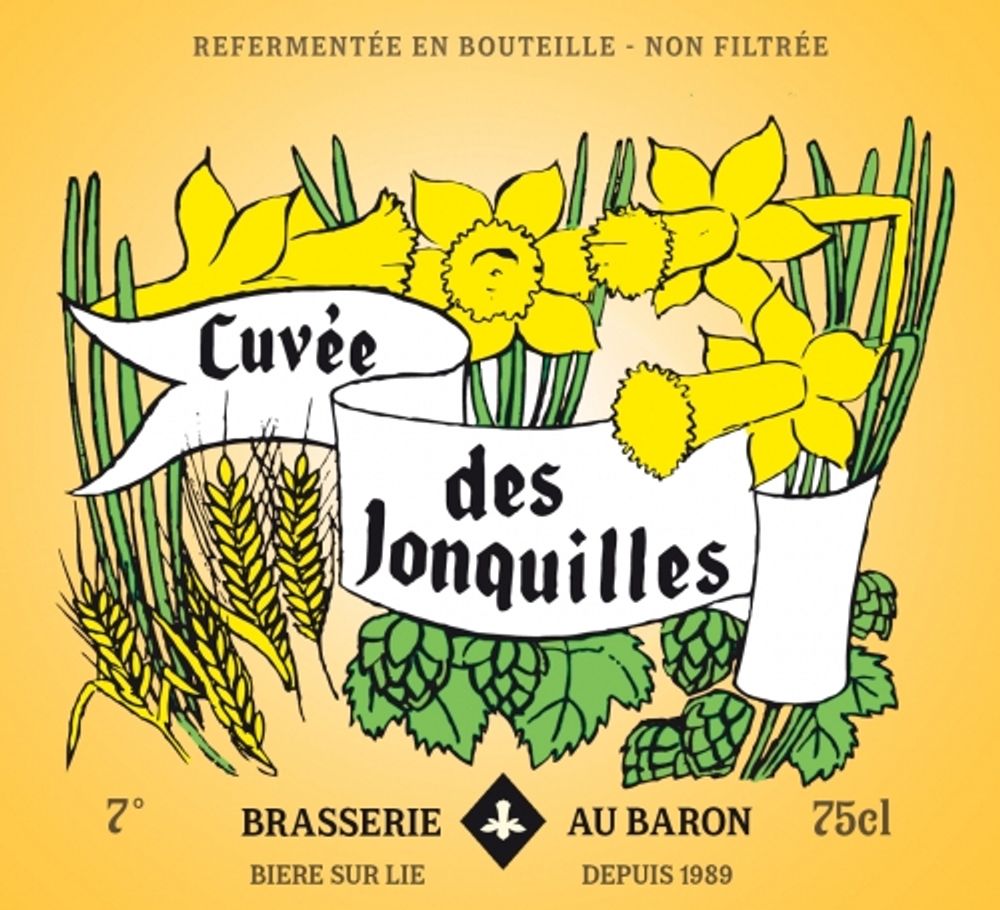 Пиво Ау Барон Кюве Де Джонкуиллс / Au Baron Cuvee Des Jonquilles 20л - кег