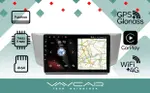 Магнитола для Toyota Harrier XU30 2003-2013, Lexus RX 2003-2009 (монохром, рамка вниз) - Vaycar VA37-0300 9" на Android 13, Быстрая, 4G SIM-слот