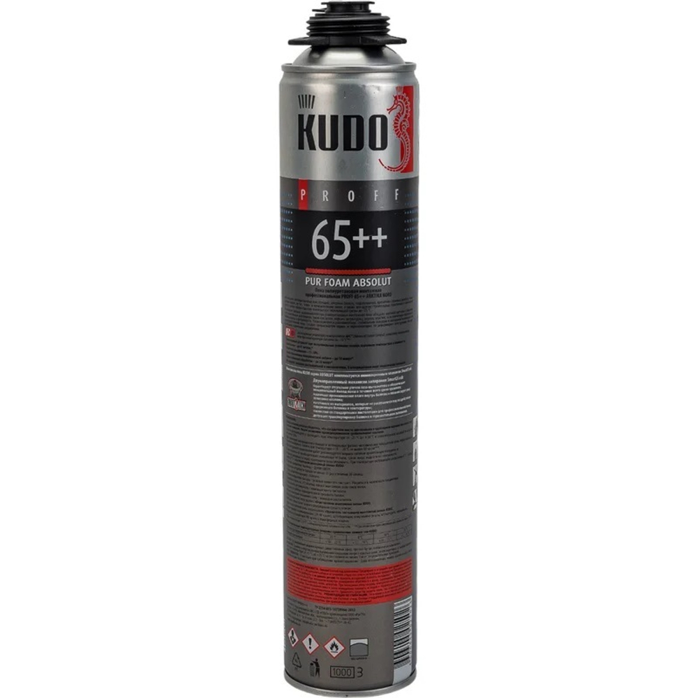 Пена монтажная Kudo Proff 65++ Arktika Nord -25°С 1000 мл
