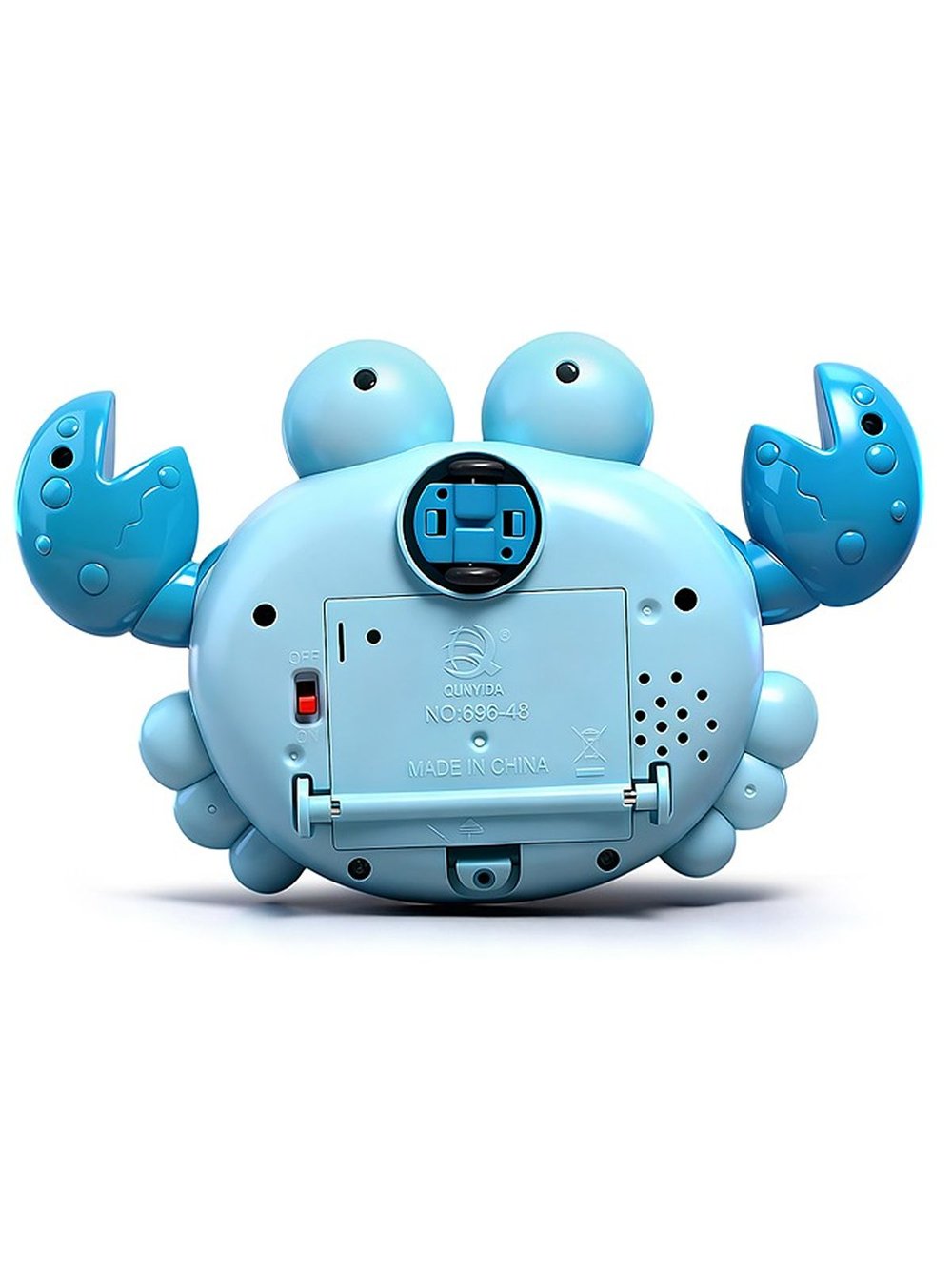 Игрушка Краб на батарейках со звуком и световыми эффектами синий (696-48-1)