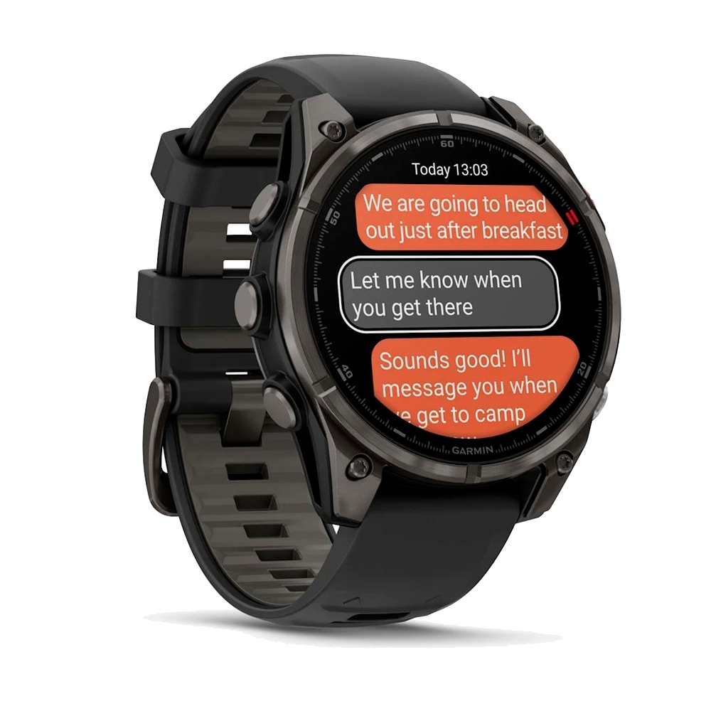 Умные часы Garmin Fenix 8 Pro, 47mm, Amoled Sapphire Titanium Graphite (010-03198-11)