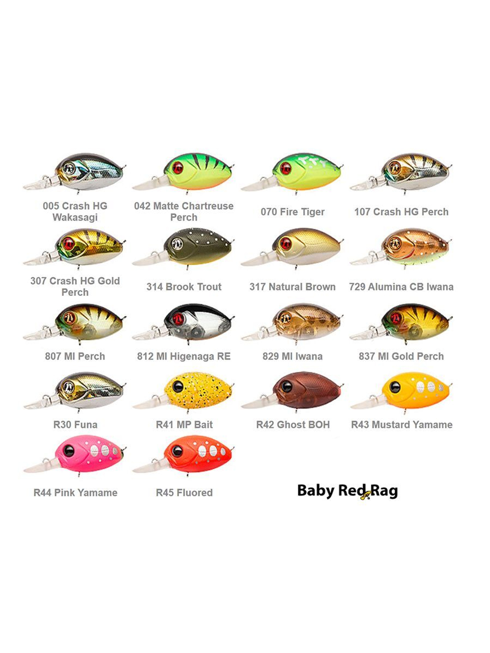 Воблер Pontoon21 Baby Red Rag 32F-MDR 32мм 51 гр. 0.8-1.0 м