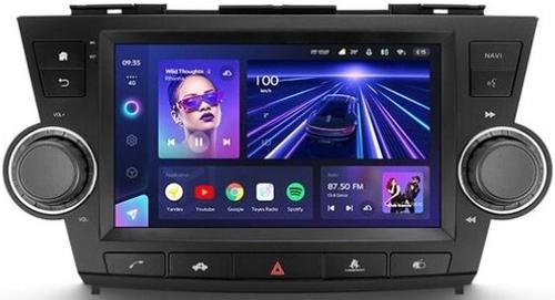 Магнитола для Toyota Highlander 2 2007-2013 XU40 - Teyes CC3 Android 10, Быстрая, CarPlay, 4G SIM-слот (кнопки + крутилки)