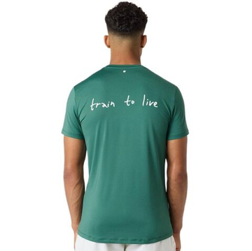Мужская теннисная футболка Björn Borg Graphic - mallard green