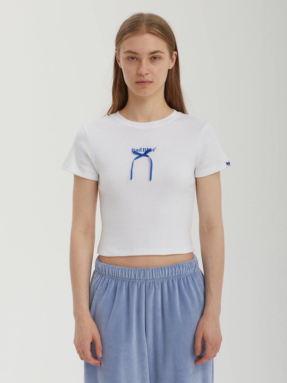 Женская Футболка Ribbon Logo Slim
