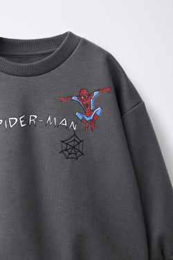 ZARA КОМПЛЕКТ С ПРИНТОМ SPIDER-MAN © MARVEL, АНТРАЦИТОВО-СЕРЫЙ