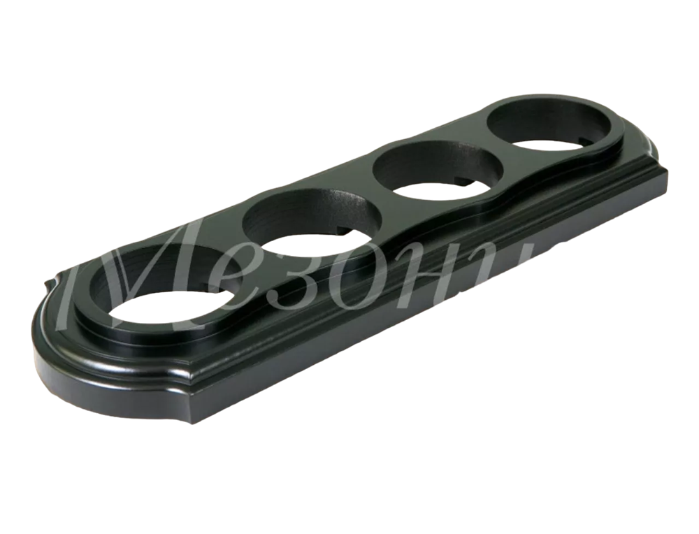 Рамка 4-местная "Элегант", МезонинЪ, GE70704-00 / Красное дерево